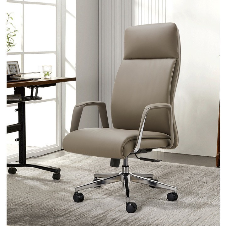 Model Bryan HB- Grey High back executive PU office chair
