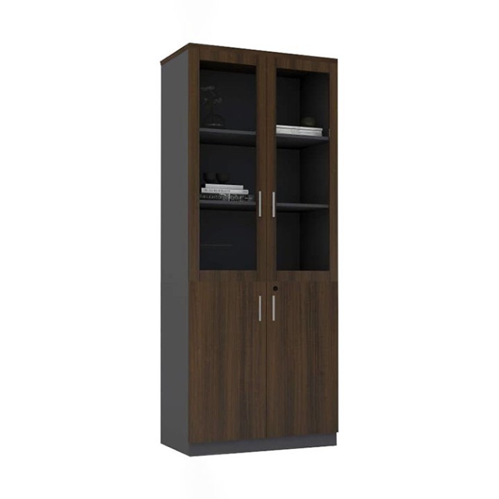 Model D305-BR - Glass Door Cabinet