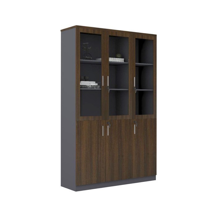 Model D306-BR - Glass Door Cabinet