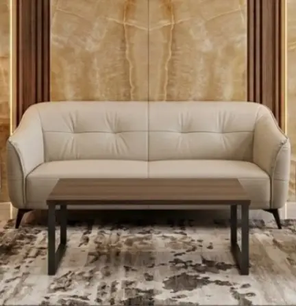 Model Aurora - 8136 -Sofa - Color Beige (PU Leather)