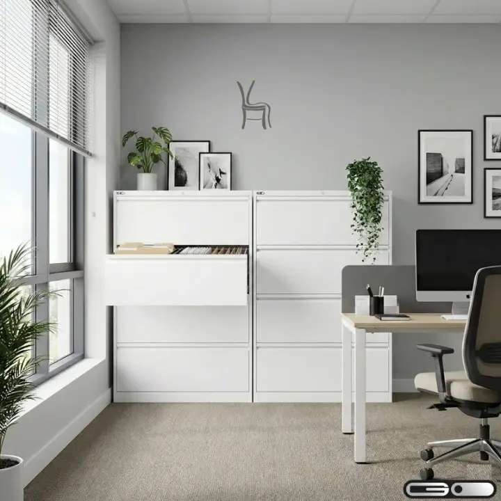 Model GO-LFC-4D (KDGLF4)  GO Lateral File Cabinet