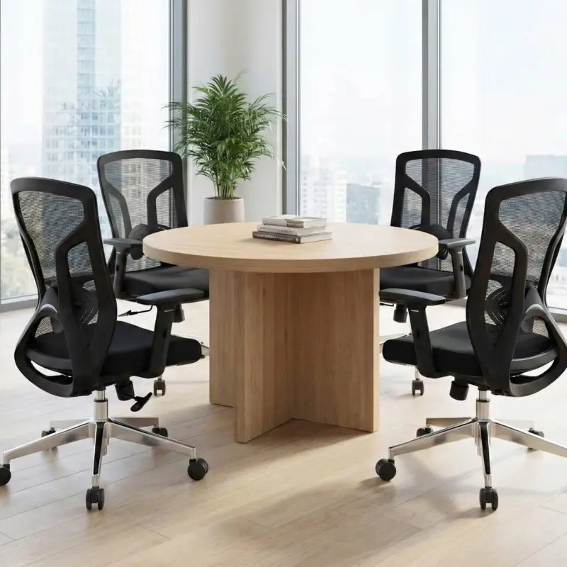 Model RT-120-OAK - Round Table